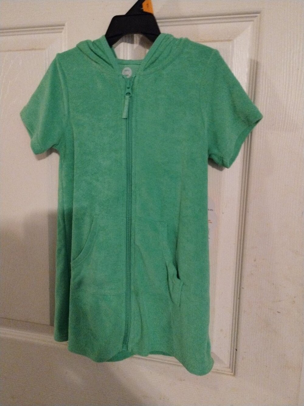 Wonder Nation  boy's green hooded terry , size -4T